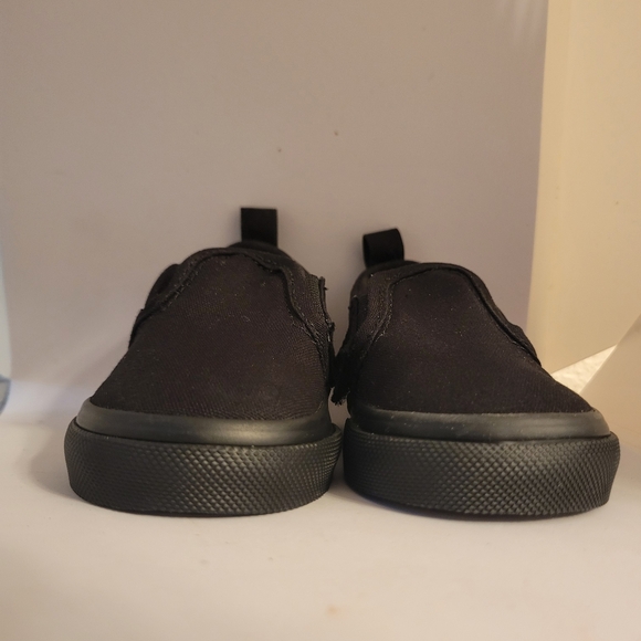 Vans Kids Slip-On Shoes Black/Black Infant/Toddler 4.5 NWT - Picture 7 of 12